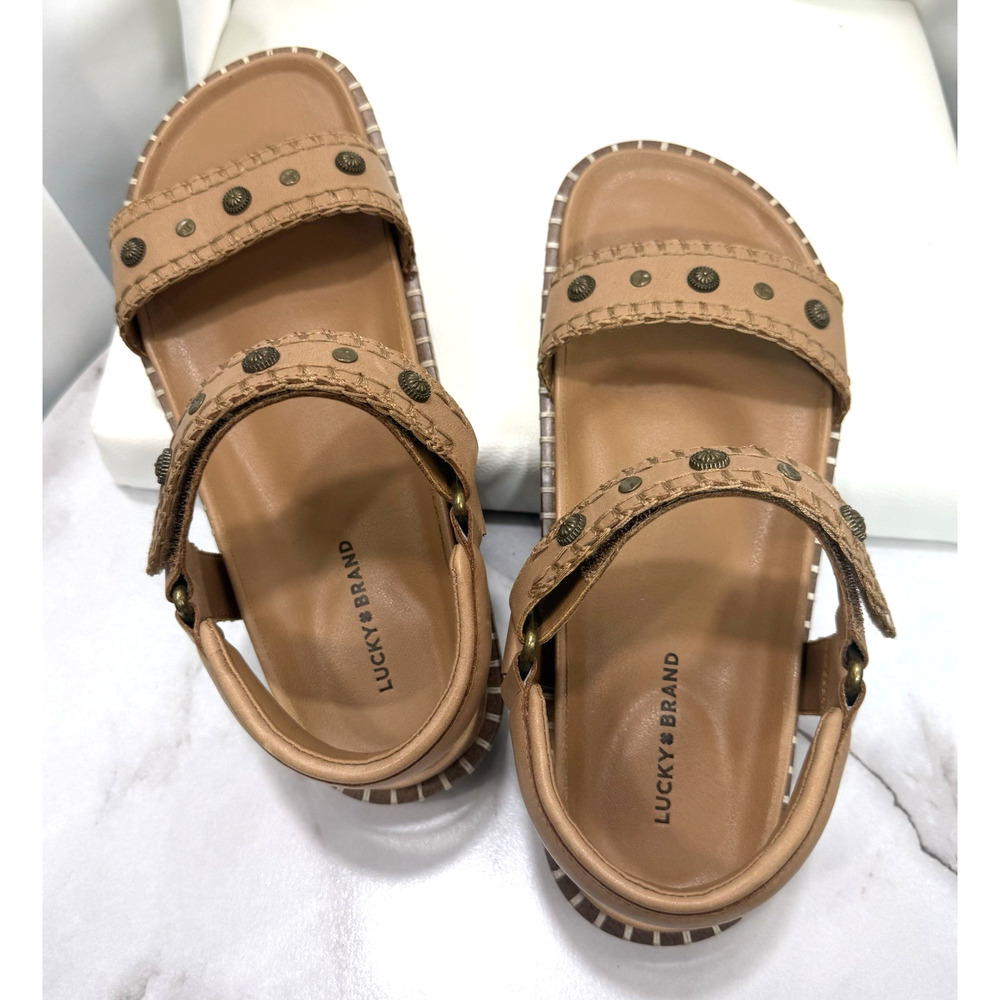 Lucky Brand Sandals Women’s Leather Upper Size 10M - Picture 16 of 16